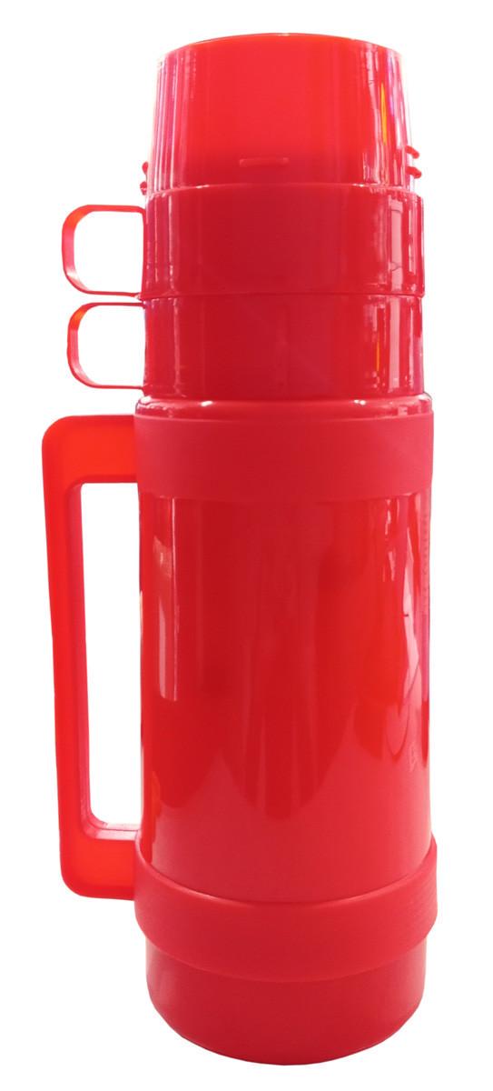Термос Stenson MT-4579-10 1000 мл 2 чашки Красный (Ts000016)