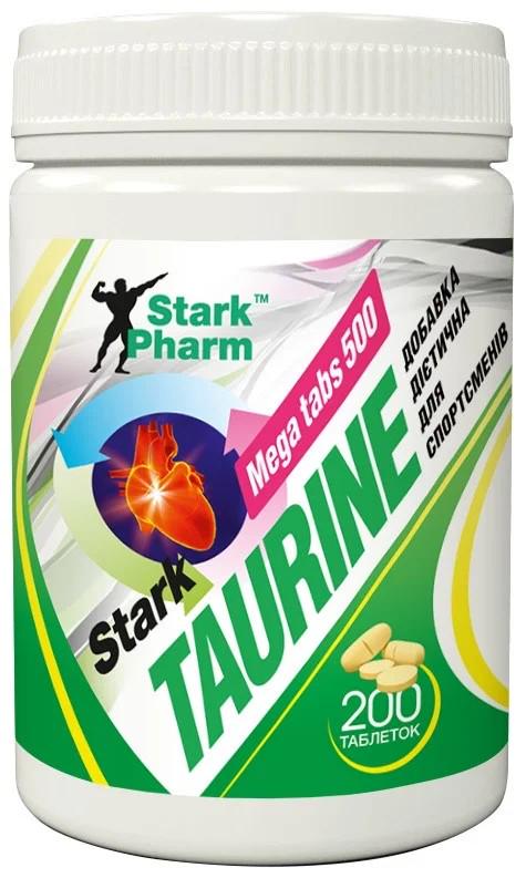 Аминокислота Stark Pharm Taurine 500 мг 200 таблеток