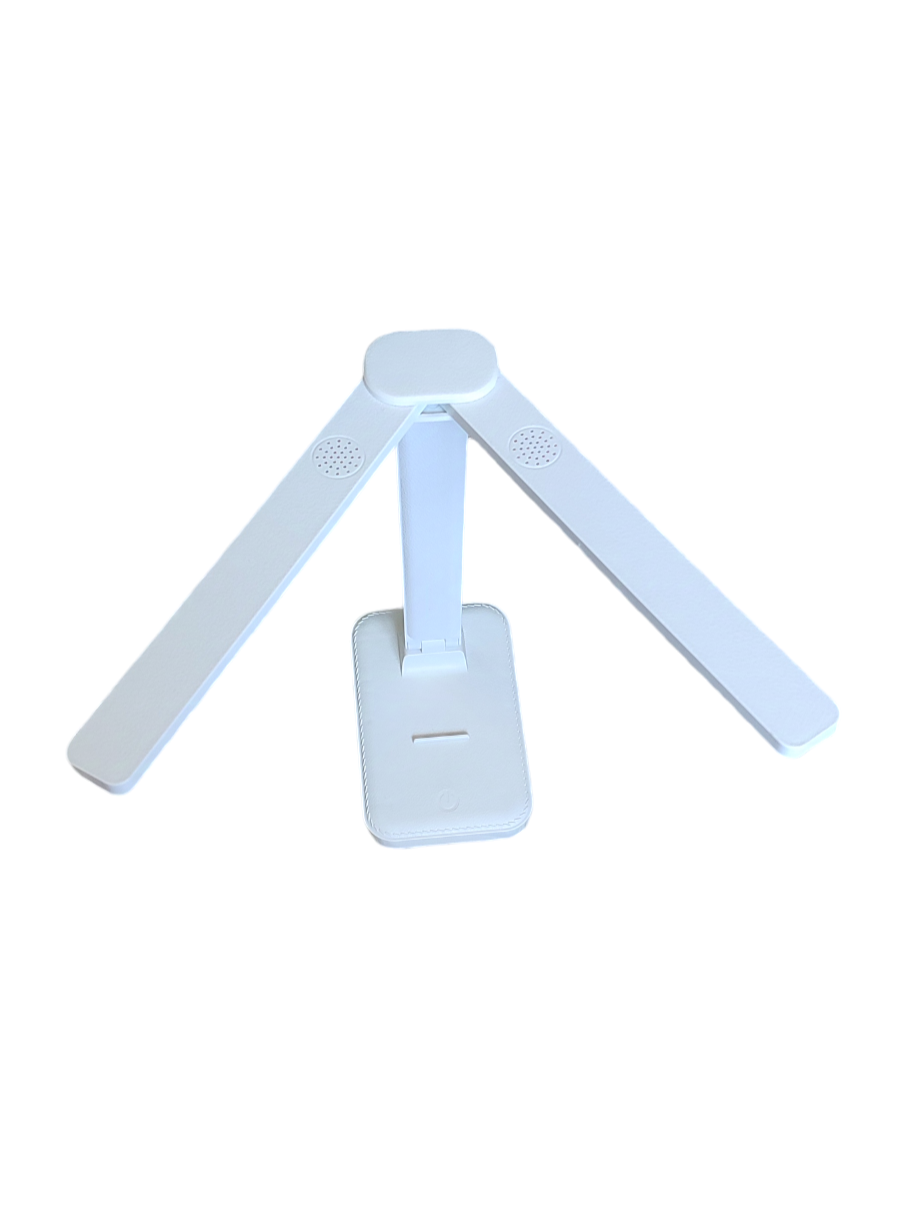 Лампа настільна зі акумулятором два плафона/сенсорним управлінням поворотом на 180° 2000 mAH