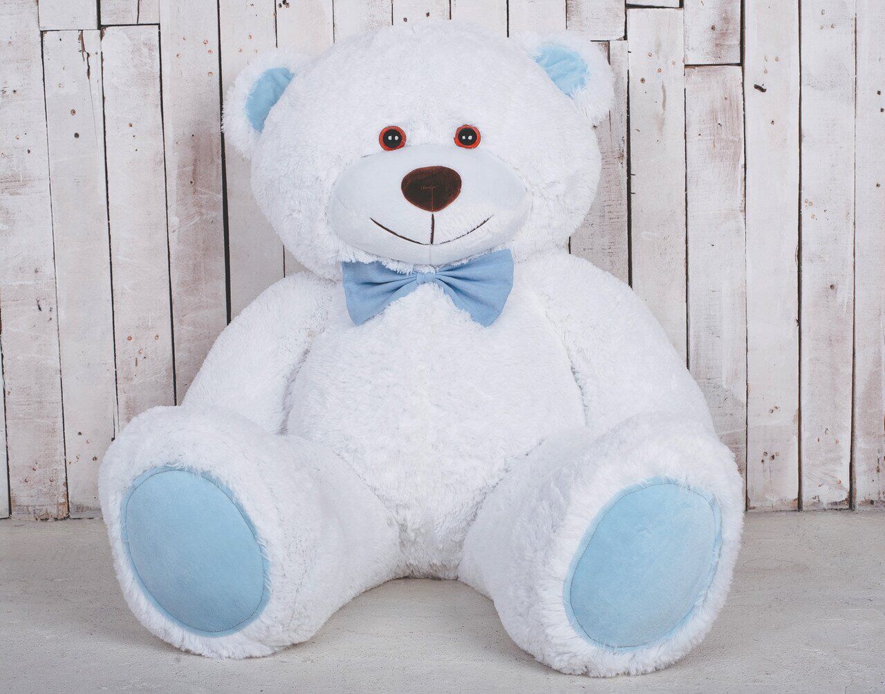 Игрушка мягкая Yarokuz мишка Билли 150 см Белый