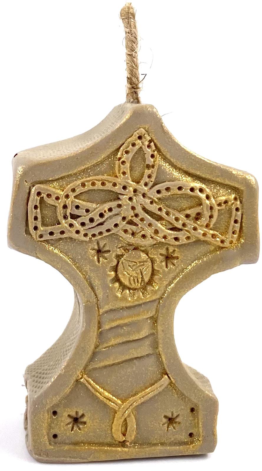 Свеча Молот Тора Бежевый (1542)