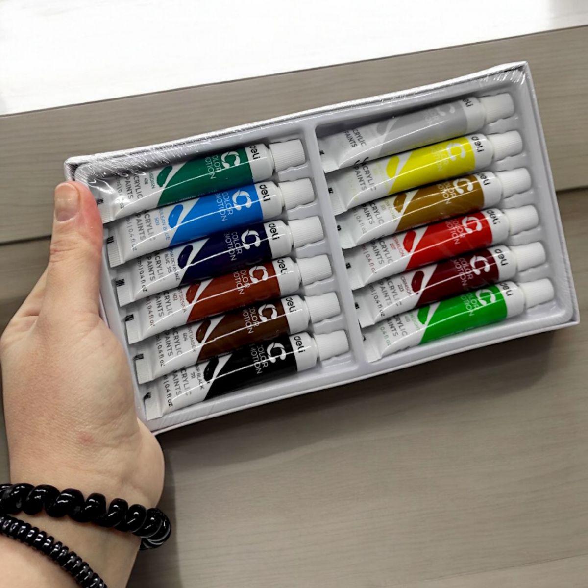 Фарба акрилова Color Emotions 12 кольорів по 12 мл (25546369) - фото 2 Фарба акрилова Color Emotions 12 кольорів по 12 мл (25546369) - фото 2