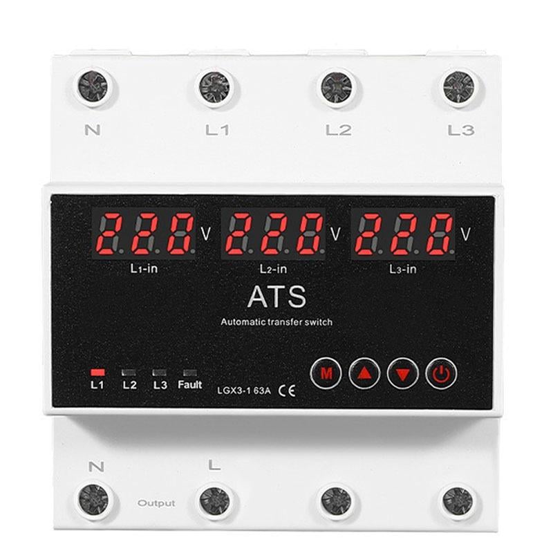 Автоматический-переключатель фаз 63А 3D (30472083)