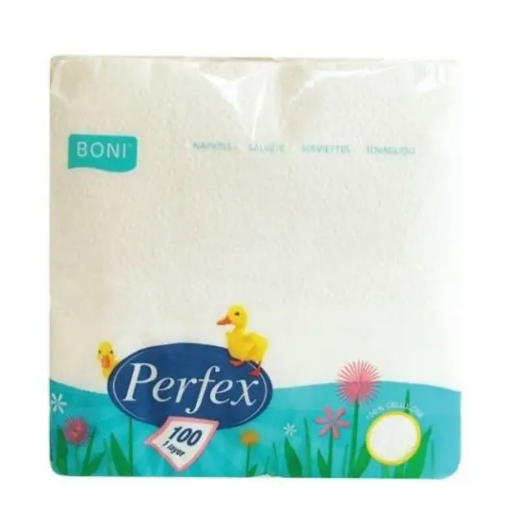 Салфетки бумажные Perfex Boni 33x33 см 100 шт. (26236452)