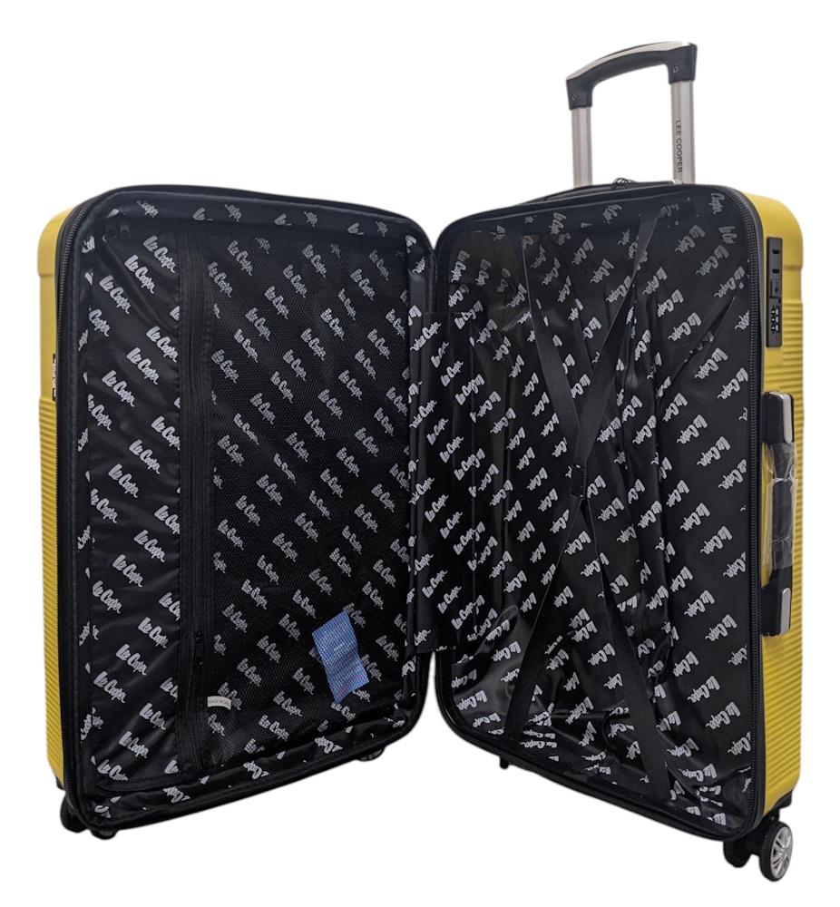 Валіза велика Lee Cooper 32203 полікарбонат L Жовтий - фото 3