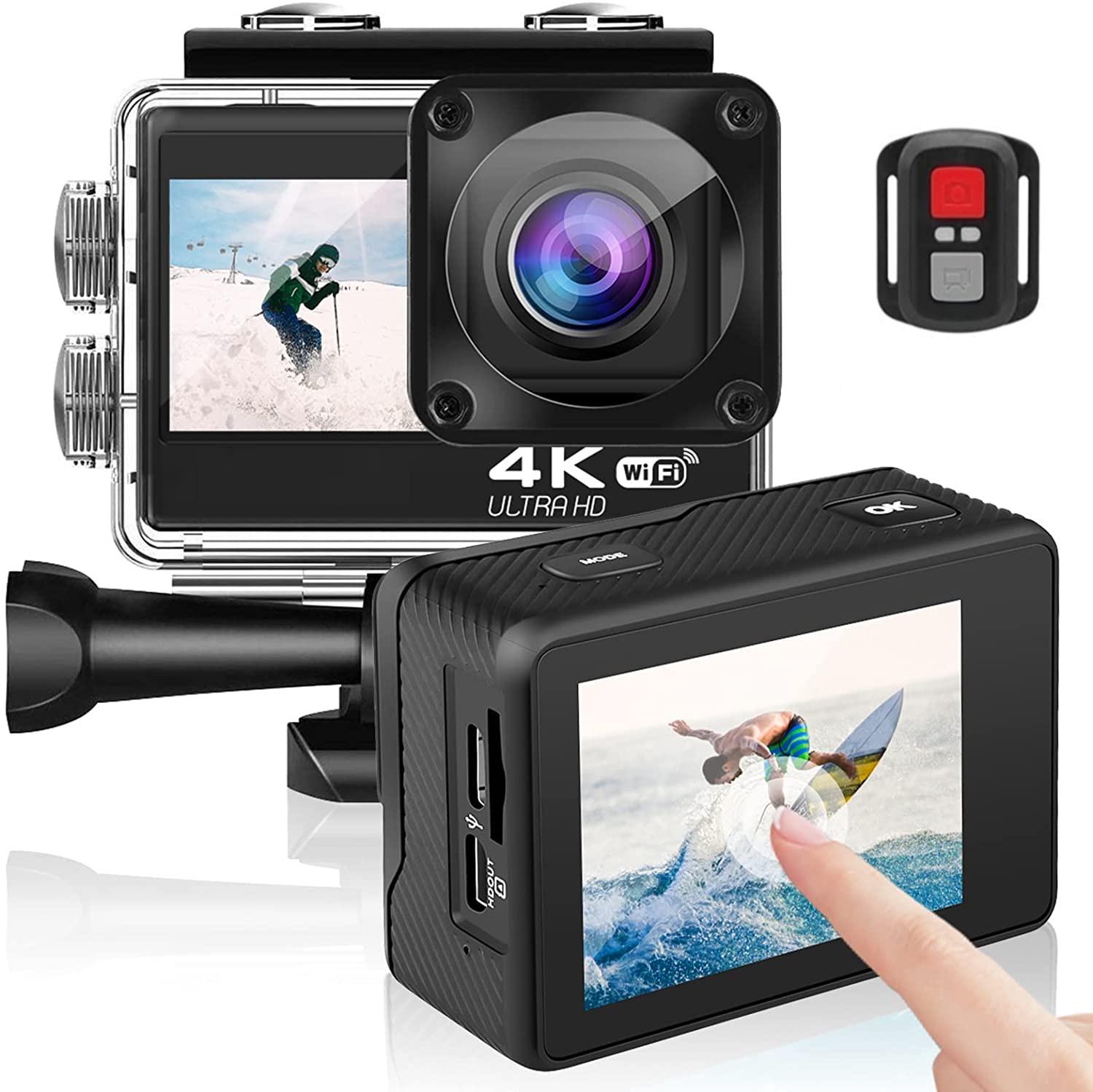 Екшн-камера з двома дисплеями Action Camera 60 FPS Wi-FI EIS (AT-Q60TR) - фото 2