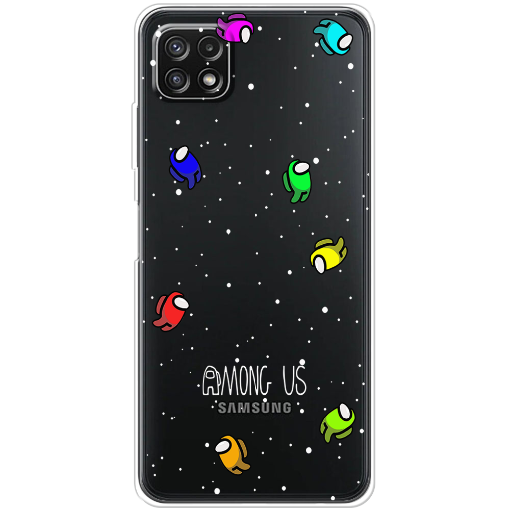 Чохол BoxFace Samsung Galaxy A22 5G (A226) Among Us Invisible Прозорий силікон (44332-bk76-44332)