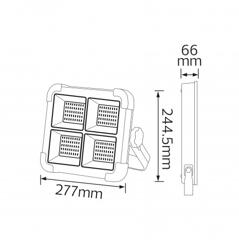 Прожектор світлодіодний Standart на сонячній батареї 800W 3000К/4200K/6400K SMD (s140131) - фото 2