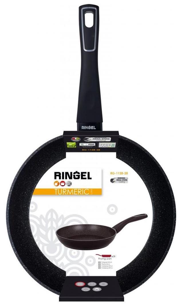 Сковорідка з антипригарним покриттям RINGEL RG-1128.28 Turmeric 28 см Чорний (207058) - фото 2