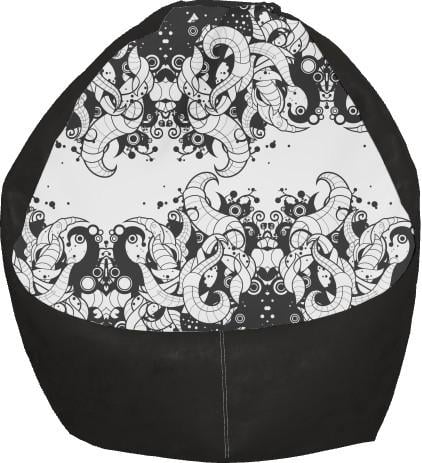 Кресло-груша Black and White S (13244540)