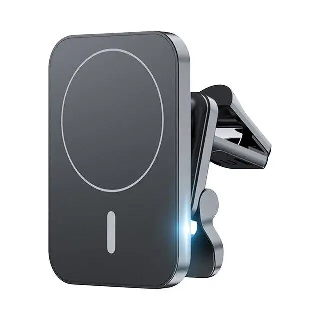 Тримач для телефону магнітний Vikefon 30w з зарядкою Type-C Black (712314642236) - фото 2 Тримач для телефону магнітний Vikefon 30w з зарядкою Type-C Black (712314642236) - фото 2