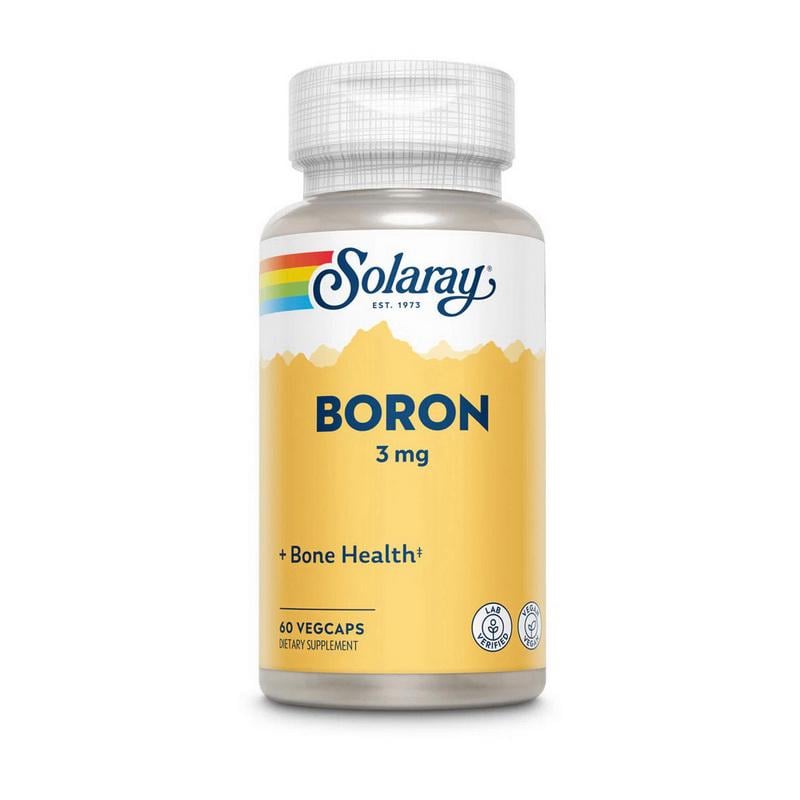 Бор цитрат Solaray Boron Citrate 3 мг 60 вер. капс.