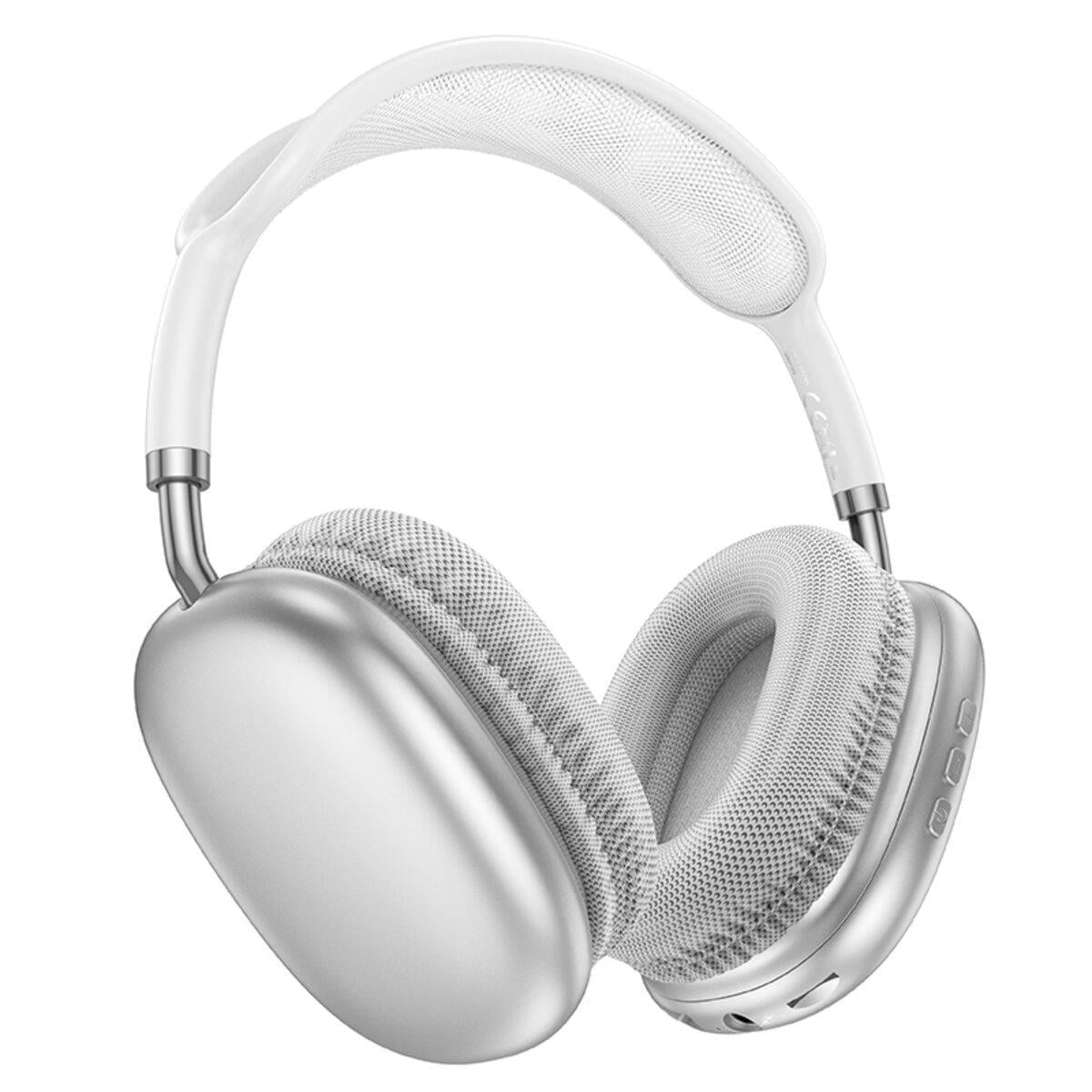 Наушники беспроводные Borofone BO22 Plus 800 мАч Elegant Silver