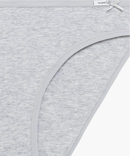 Набор трусов-бикини женских Atlantic 3CLP-001 с низкой посадкой и глубоким вырезом L Бежевый/Белый/Серый меланж (2596973278) - фото 6 Набор трусов-бикини женских Atlantic 3CLP-001 с низкой посадкой и глубоким вырезом L Бежевый/Белый/Серый меланж (2596973278) - фото 6