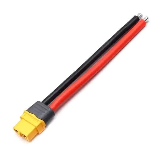 Кабель силовой XT60H-F XT60 23 см 14AWG 30А маркировка 12AWG мама (1103357) Кабель силовой XT60H-F XT60 23 см 14AWG 30А маркировка 12AWG мама (1103357)