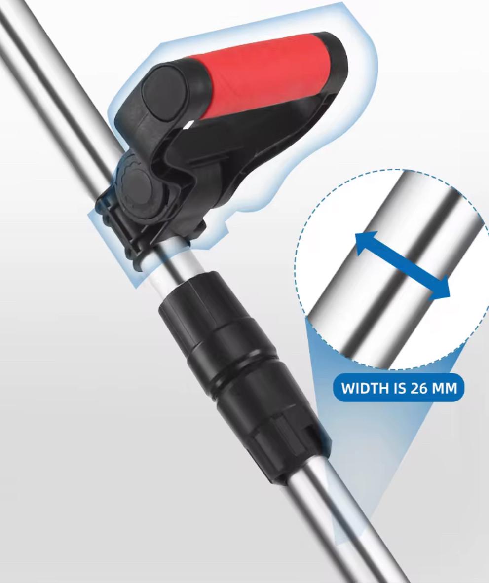 Тример акумуляторний на колесах із телескопічною ручкою 1800W бездротовий Акб із волосінню й ножем - фото 6 Тример акумуляторний на колесах із телескопічною ручкою 1800W бездротовий Акб із волосінню й ножем - фото 6