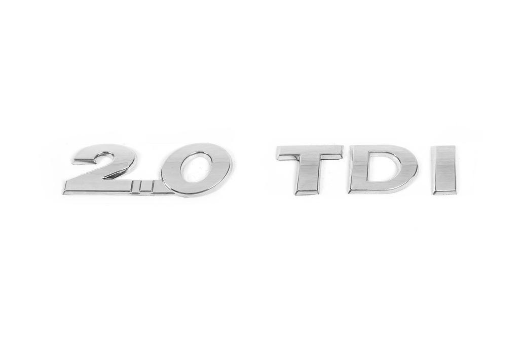 Надпись 2.0 Tdi Davs Auto для Volkswagen Caddy 2010-2015 гг. abs-пластик Хром