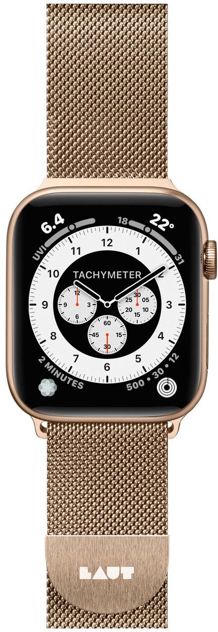 Металический ремешок Laut Steel Loop for Watch 45/44/42, Gold (L_AWL_ST_GD)