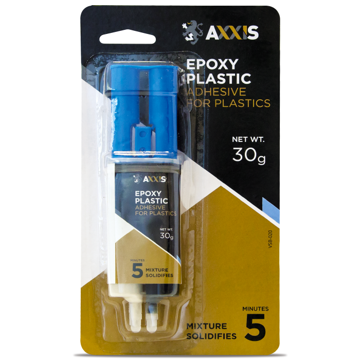Клей для пластмасс Axxis Epoxy-Plastic шприц 30 г (VSB-020)