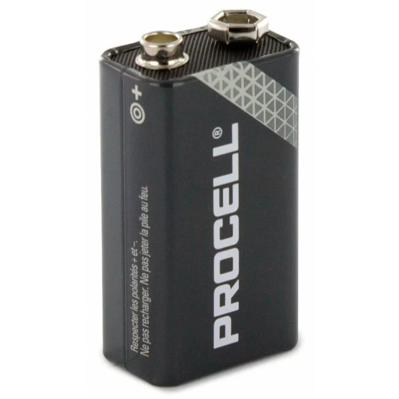 Батарейка алкалінова PROCELL INTENSE DURACELL 6LR61/КРОНА 9V по 1 шт. (5000394137097-E3)