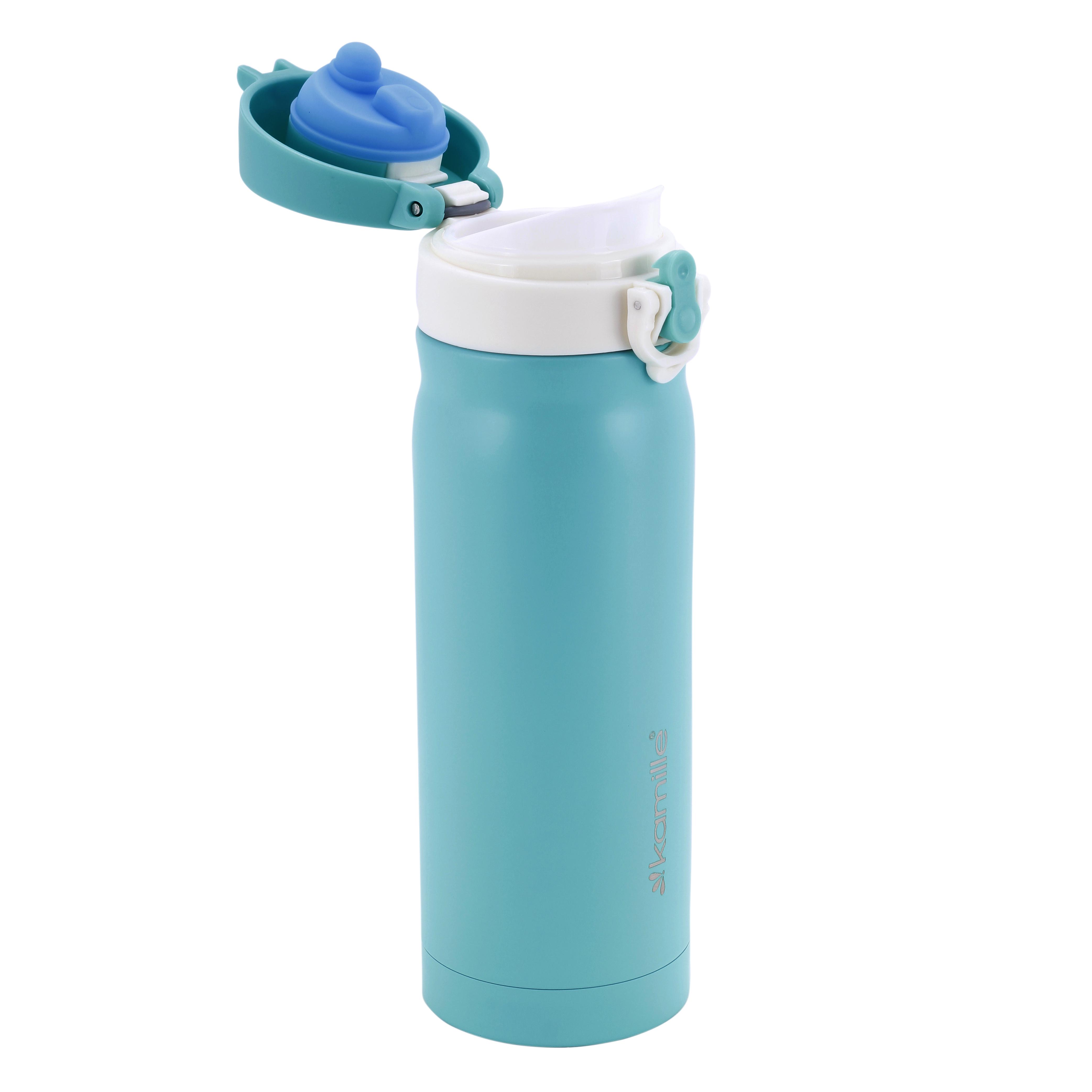 Термобутылка Kamille из нержавеющей стали 360 мл Бирюзовый (14885476) - фото 3