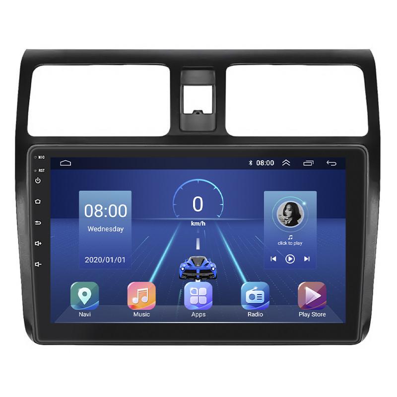 Автомагнитола штатная Lesko для Suzuki Swift III 2004-2011 10" 6/128Gb 4G Wi-Fi GPS Top MOB