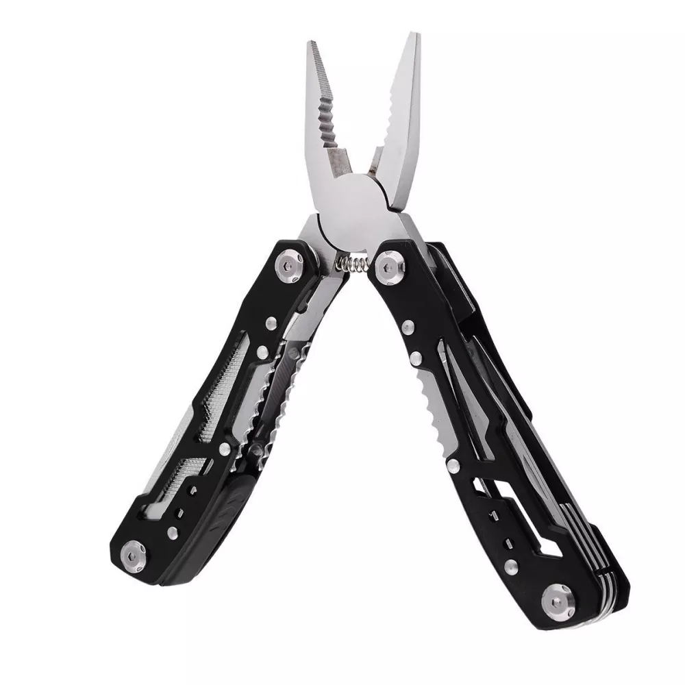 Мультитул многофункциональный Multitool 9в1 в чехле Black (572997)