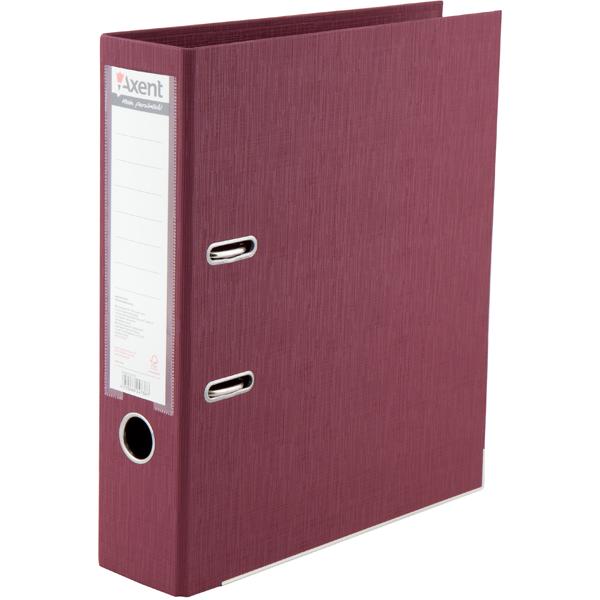 Папка-регистратор Axent Prestige+ двусторонняя А4 75 мм полипропилен разобрана Бордовый (1722-05P-A)