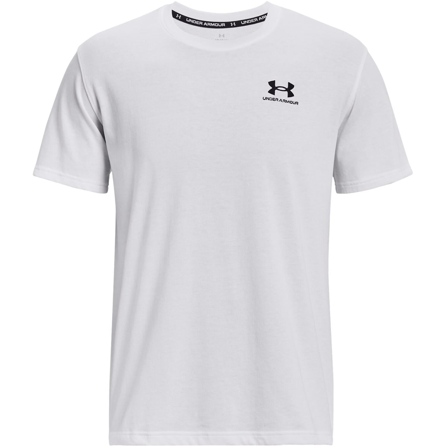 Футболка Under Armour LOGO EMBROIDERED HEAVYWEIGHT 1373997-100 L Белый (56047-51)