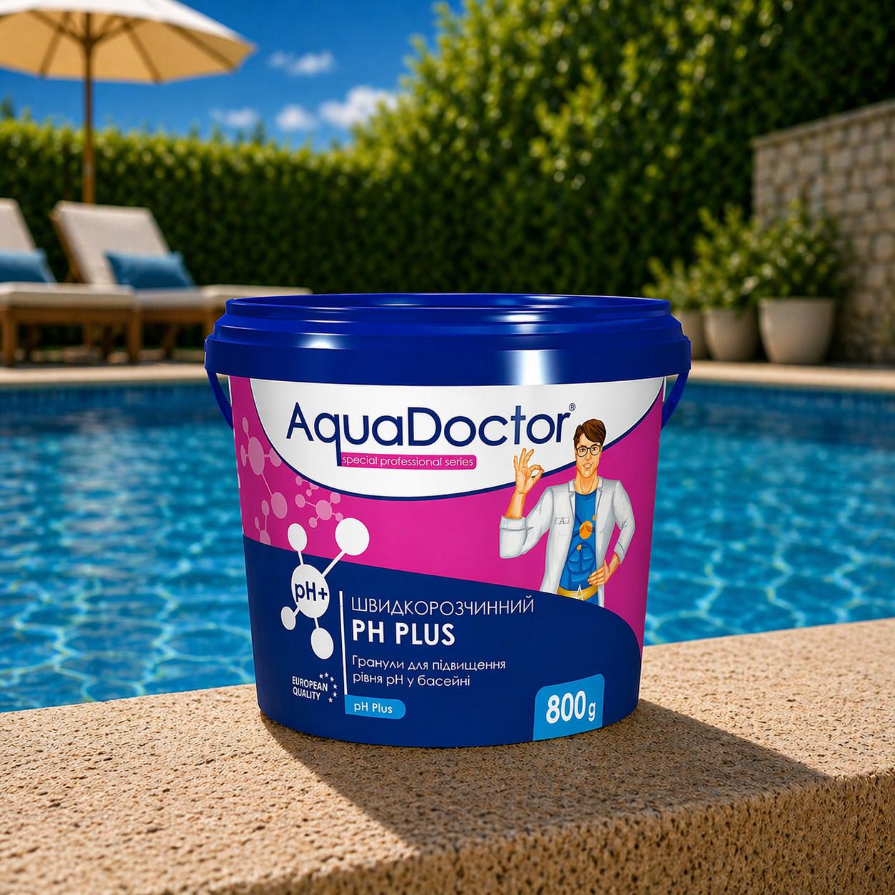 Засіб для підвищення рівня кислотності AquaDoctor pH Plus у гранулах 0,8 кг (36558)