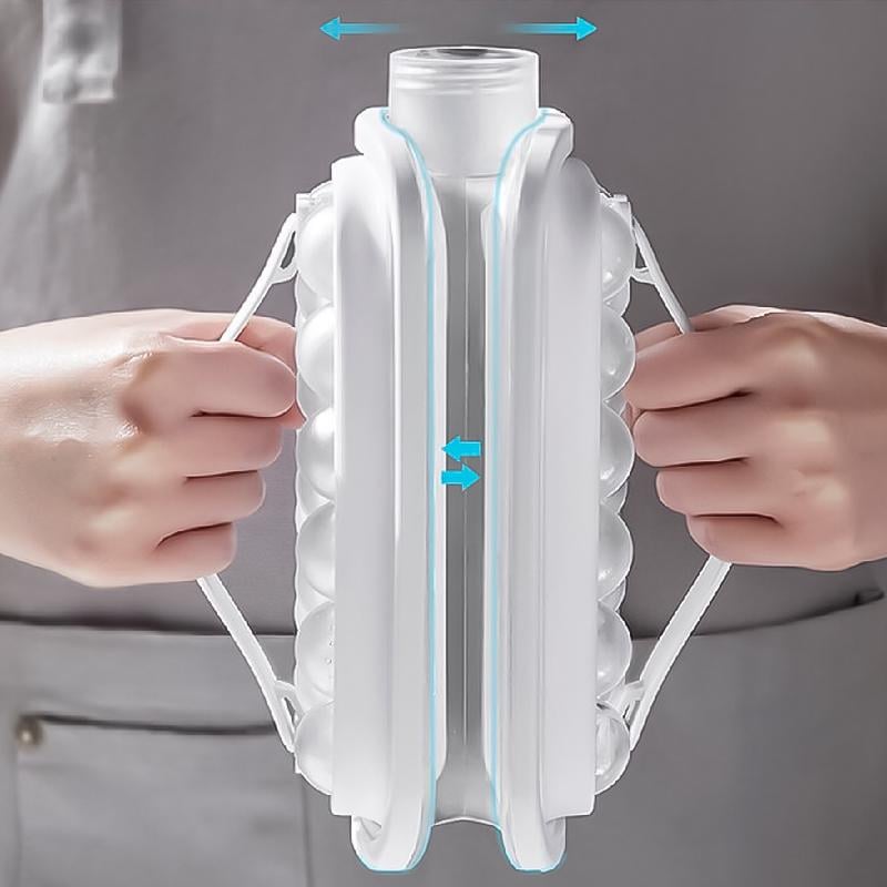 Форма для льда ICE CUBE TRAY силиконовая с крышкой на 14 кубиков для заморозки воды White - фото 3 Форма для льда ICE CUBE TRAY силиконовая с крышкой на 14 кубиков для заморозки воды White - фото 3