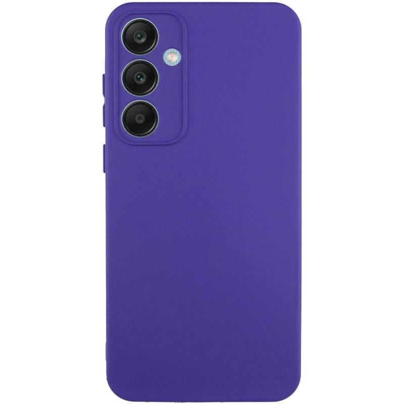 Протиударний чохол TPU GETMAN Liquid Silk Full Camera для Samsung Galaxy S23 FE Фіолетовий / Ultra Violet