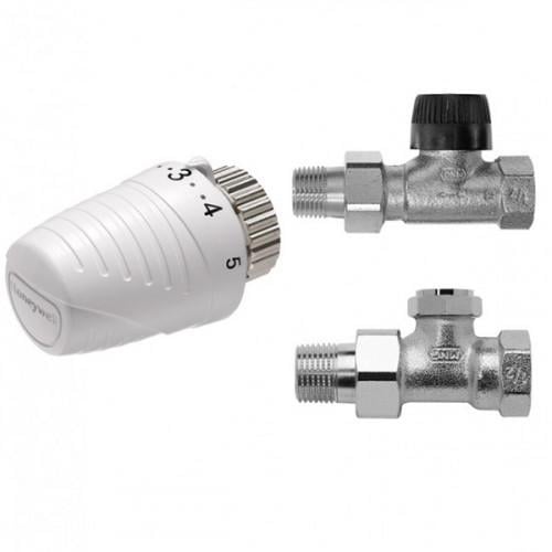 Комплект радіаторний Honeywell з термостатичною головкою прямий (VTL320DA15)
