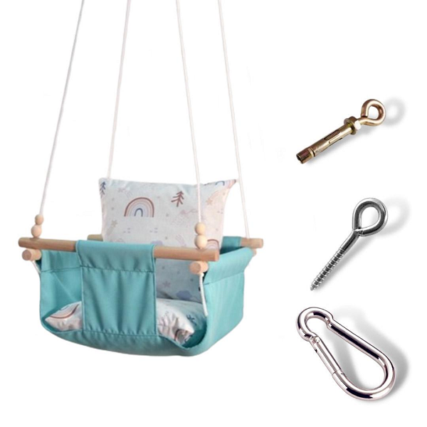 Детская качеля Infancy Радуга Мятный (10072948) Детская качеля Infancy Радуга Мятный (10072948)