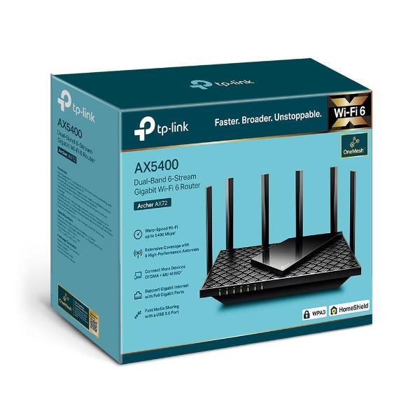 Маршрутизатор TP-Link Archer AX72 Wifi (ARCHER-AX72) - фото 4