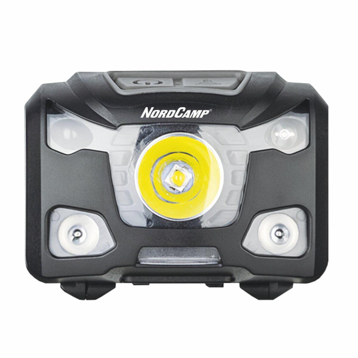 Фонарь налобный Nord Camp 250 Lm 5W XPG/1200 mAh/3xAAA/с сенсором Бело-красный - фото 2 Фонарь налобный Nord Camp 250 Lm 5W XPG/1200 mAh/3xAAA/с сенсором Бело-красный - фото 2