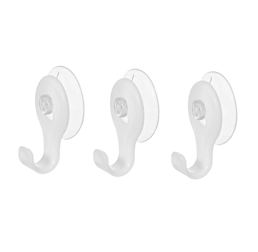 Набір гачків Ekodeo Polo 3 шт. Білий (L91193WH)