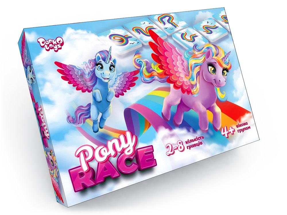 Настільна гра розважальна Danko Toys Pony race g-pr-01-01 (MTT-129432)