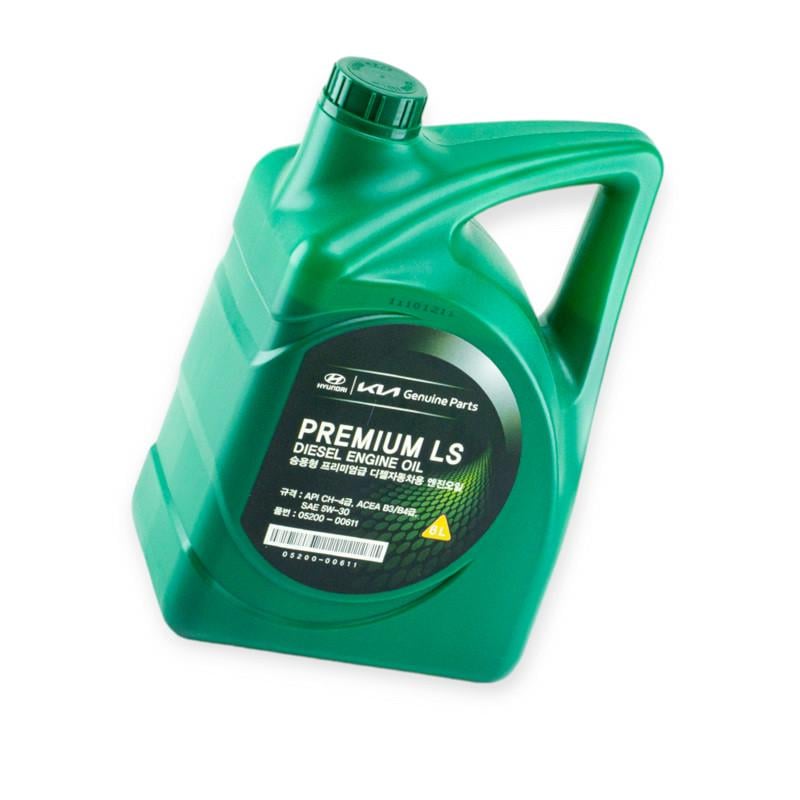 Олива моторна Mobis HYUNDAI 5W-30 Premium LS Diesel CH-4/B3/B4 Hyundai/Kia 6 л (2684192919)