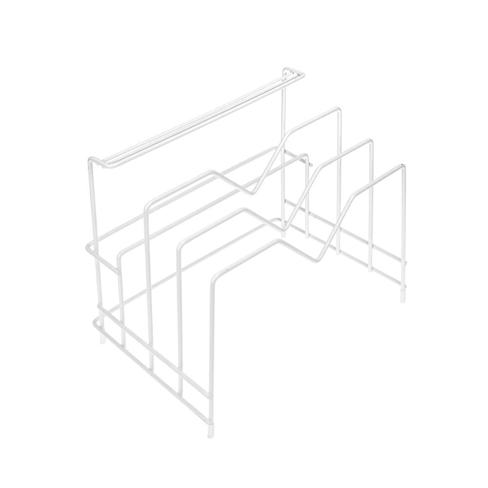 Підставка для посуду Stenson M50224 на 3 відділення Білий (R88737) Підставка для посуду Stenson M50224 на 3 відділення Білий (R88737)