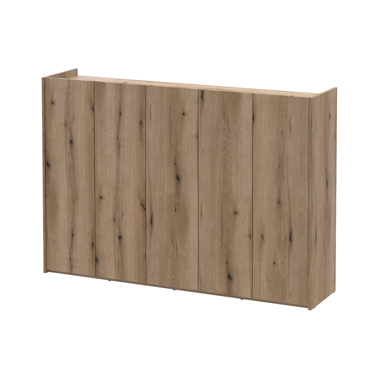 Тумба для взуття Doros Кассель 5 ДСП 159х37х110 см Дуб Евок (41516218) - фото 1 Тумба для взуття Doros Кассель 5 ДСП 159х37х110 см Дуб Евок (41516218) - фото 1