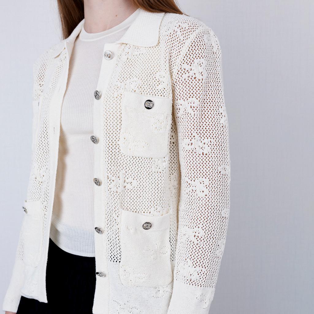 Кардиган жіночий повсякденний Chanel S Білий (2797308602) - фото 3 Кардиган жіночий повсякденний Chanel S Білий (2797308602) - фото 3