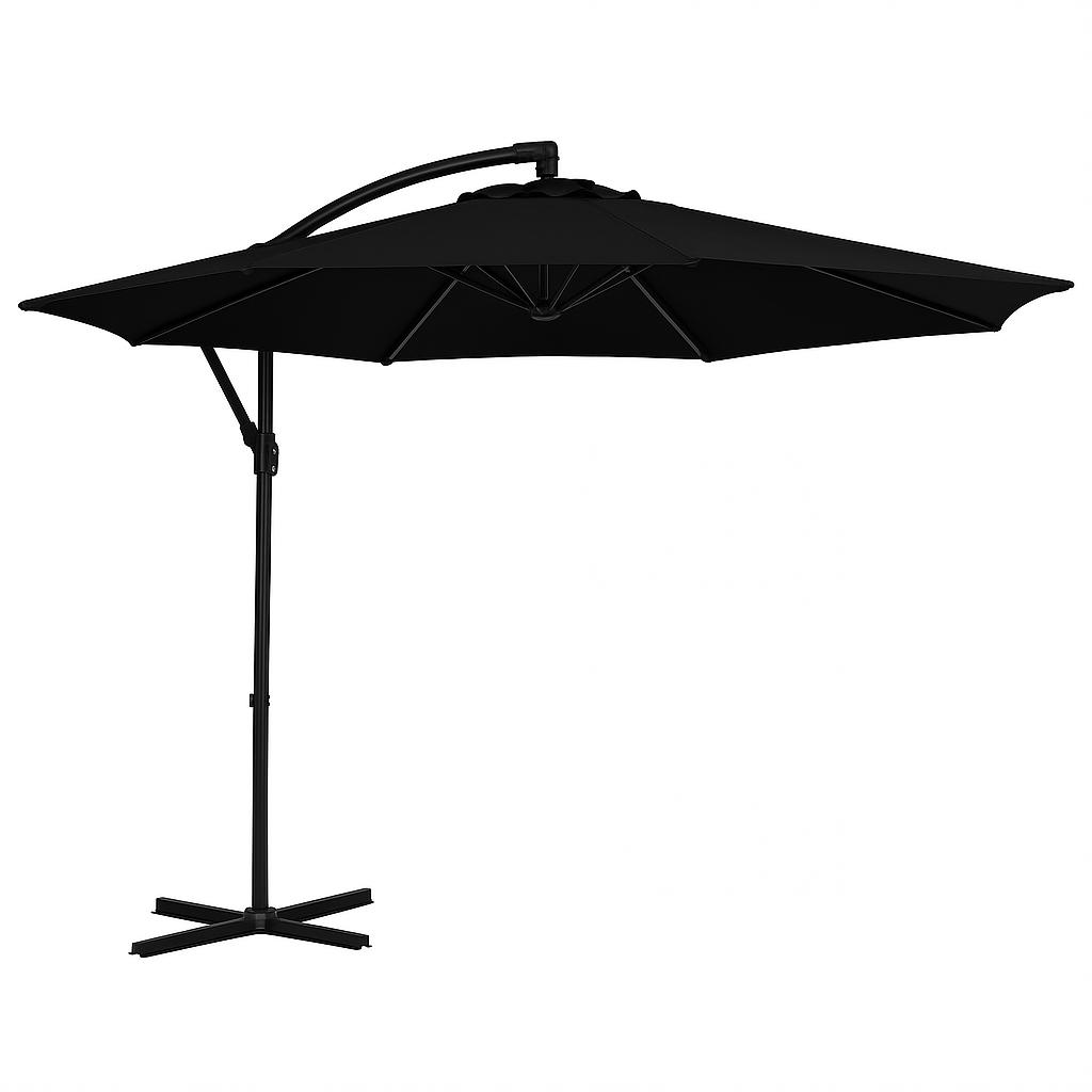 Зонт садовый WCG регулируемый с наклоном и чехол 3 м Черный - фото 1 Зонт садовый WCG регулируемый с наклоном и чехол 3 м Черный - фото 1