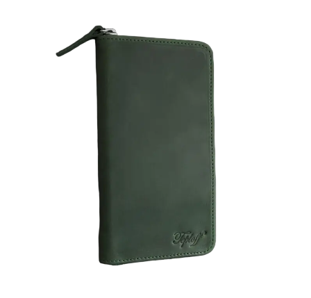 Клатч-кошелек Teploff из натуральной кожи Зеленый (000149) Клатч-кошелек Teploff из натуральной кожи Зеленый (000149)