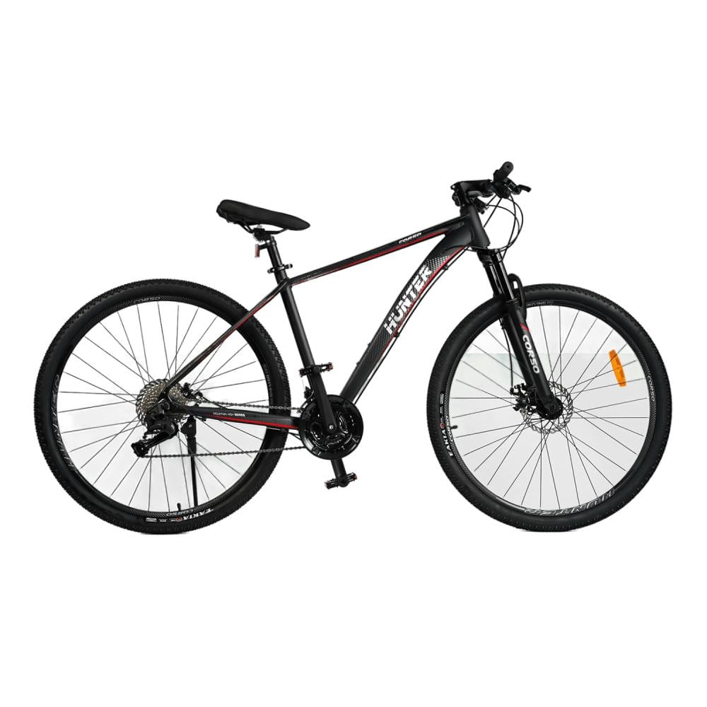 Велоcипед спортивный Corso Hunter 29" алюминиевая рама 19" 27 скоростей Black (127898)