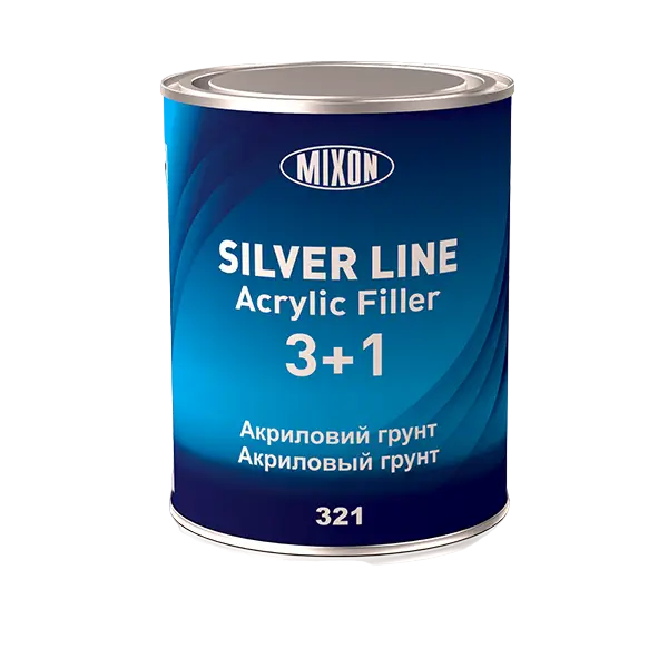 Грунтовка Mixon Silver Line автомобильная акриловая 3+1 Белый