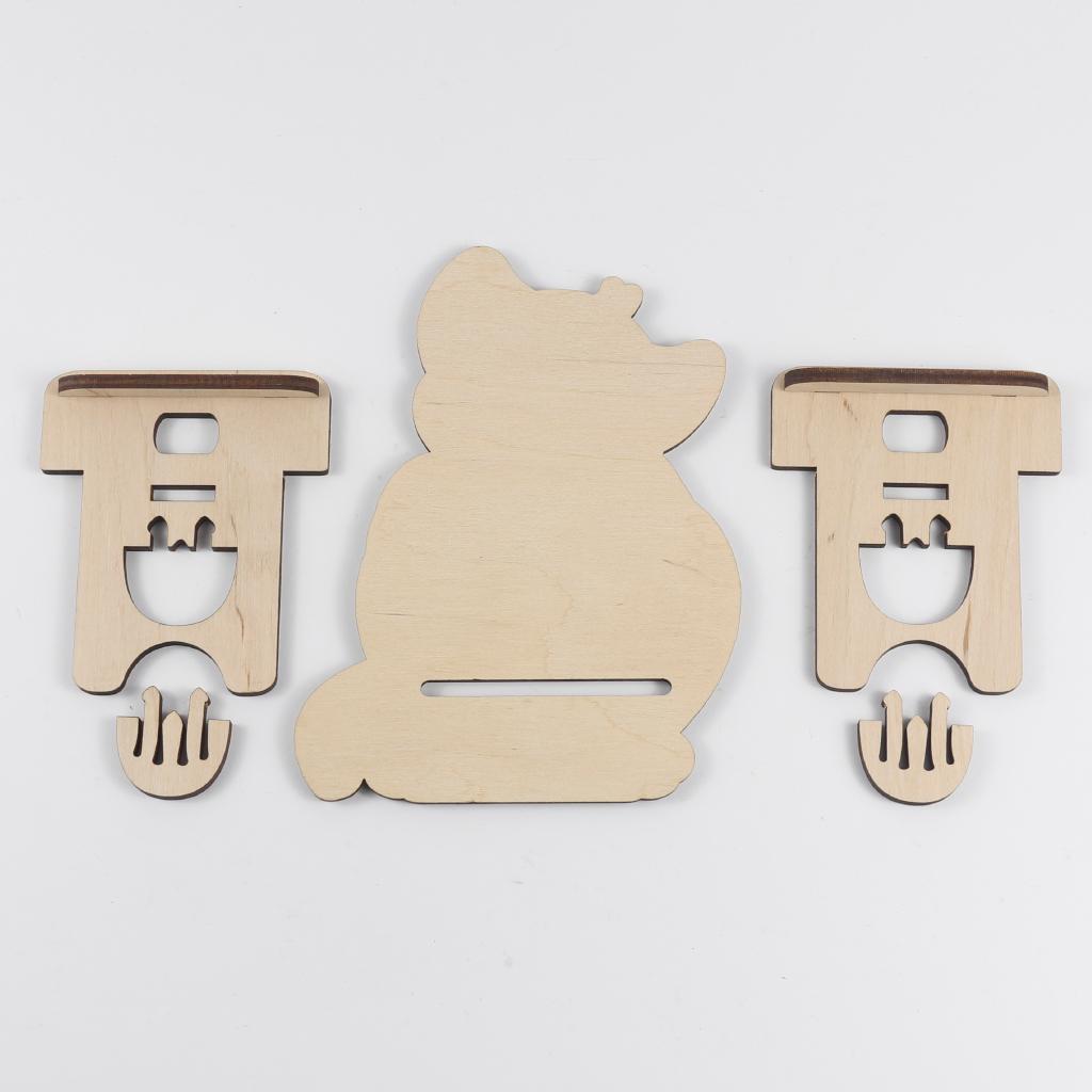 Підставка-тримач для телефону з дерева тигреня 1 (109 (03020112) - фото 3 Підставка-тримач для телефону з дерева тигреня 1 (109 (03020112) - фото 3