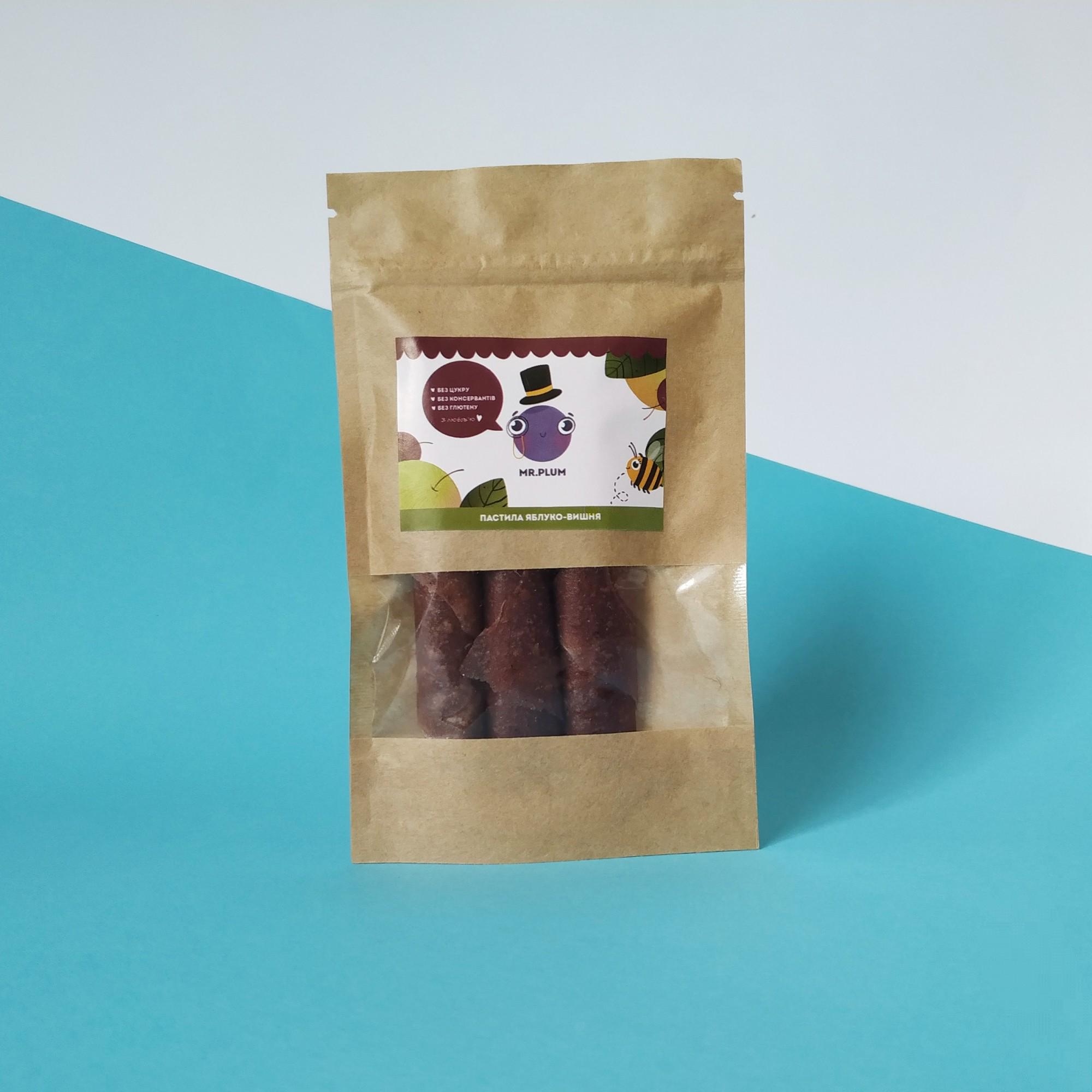 Пастила натуральная Mr.Plum Яблоко-Вишня 50 г - фото 2