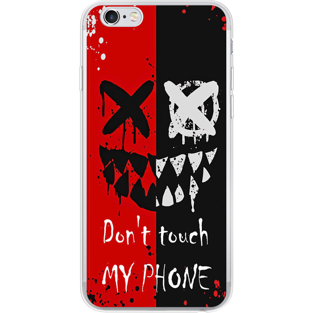 Чехол Boxface iPhone 6 Bad Smile Прозрачный силикон (24523-up2468-24523)