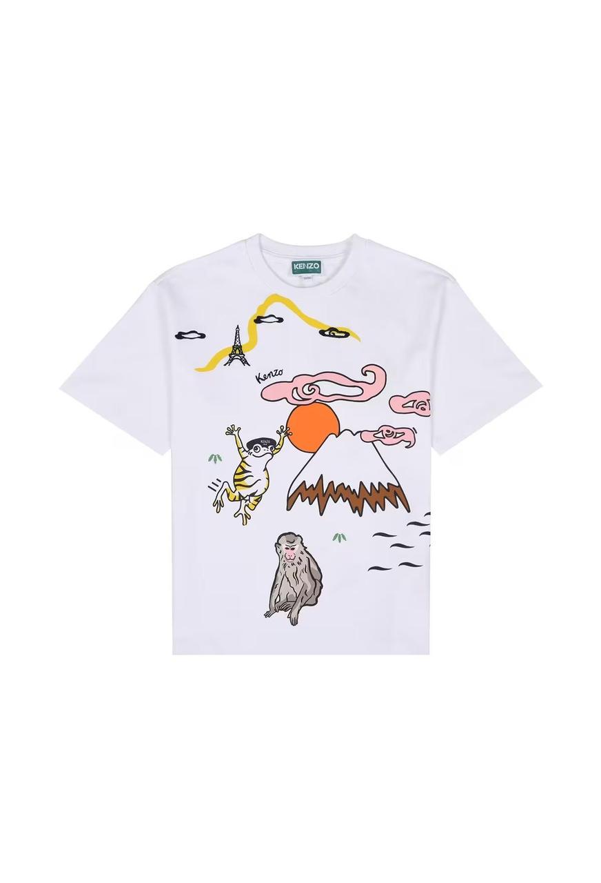 Футболка KENZO 15665 гора 4 года 104 см (32540666)